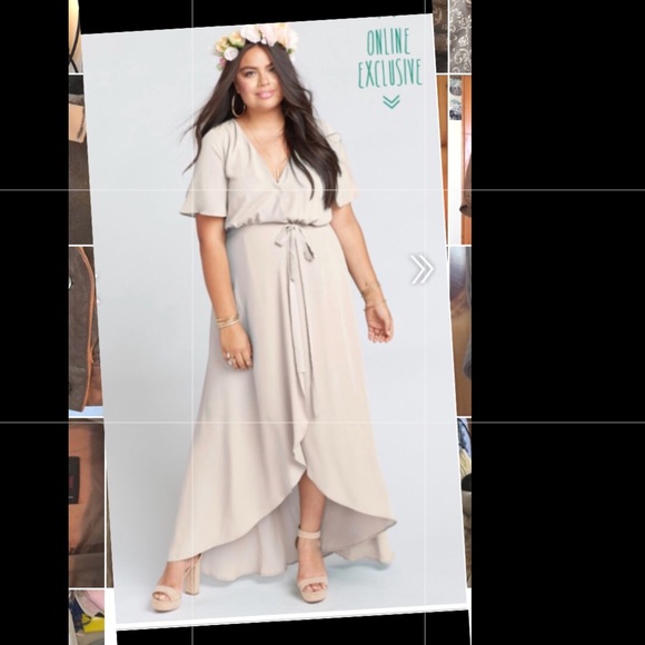 Show Me Your MuMu Dresses & Skirts - Show me your MuMu Bridesmaid Wrap Dress